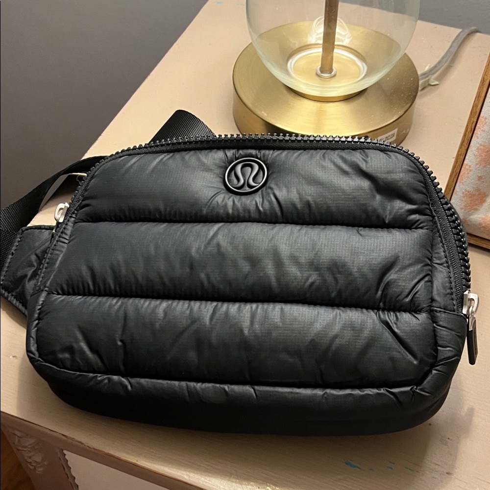 lululemon athletica Quilted Black Belt Bag